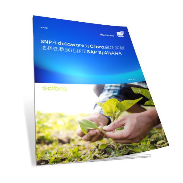 SNP和delaware为巴西大型肥料生产商Cibra成功实施选择性数据迁移至SAP S/4HANA